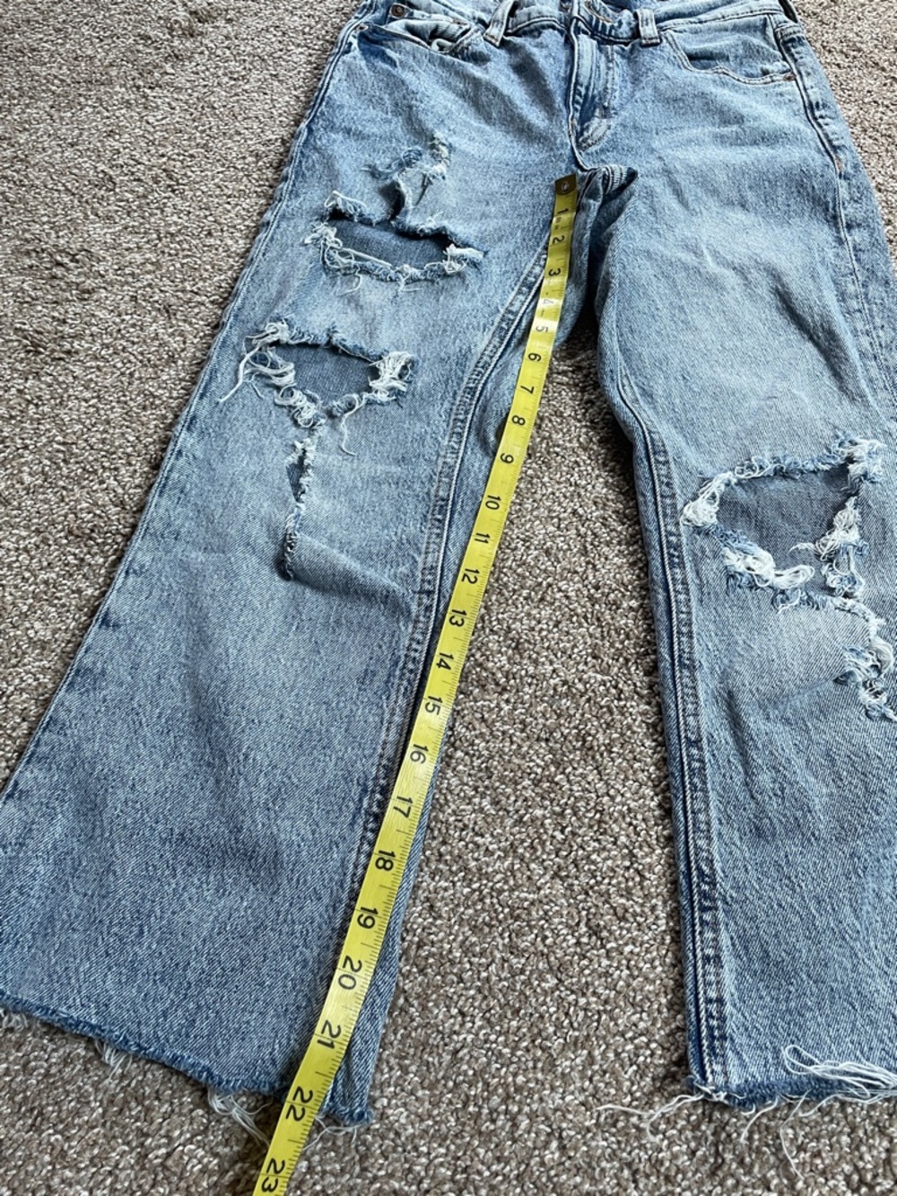Aeropostale High Rise Flare Jeans - Picture 6 of 8